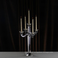 China professional manufacture wholesale tall wedding crystal candle holder with hanging crystals